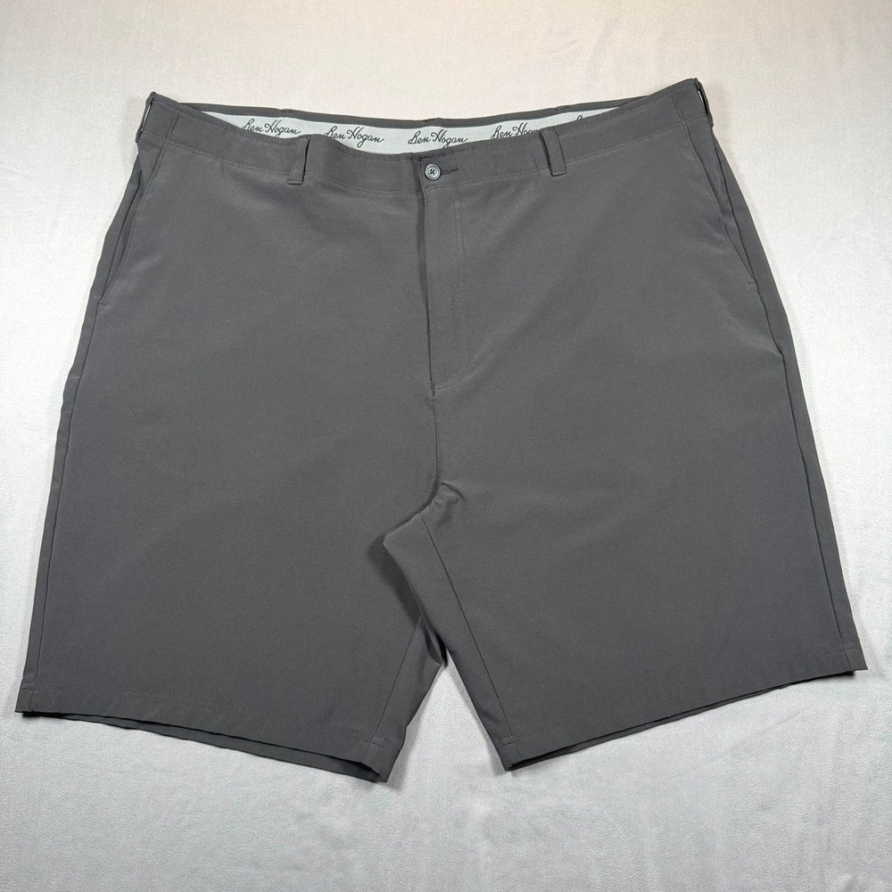 Ben Hogan Performance Golf Shorts Mens 46 Gray Stretch Lightweight‎ Activewear